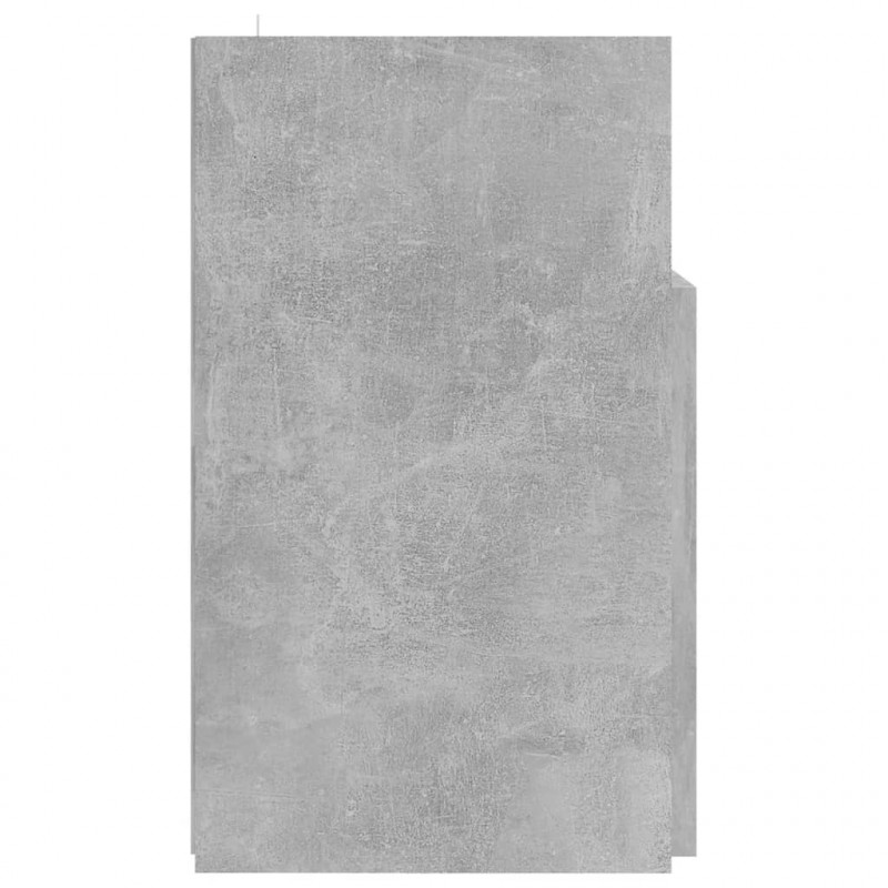 Szafka TV z oświetleniem LED, szarość betonu, 120x30x50 cm