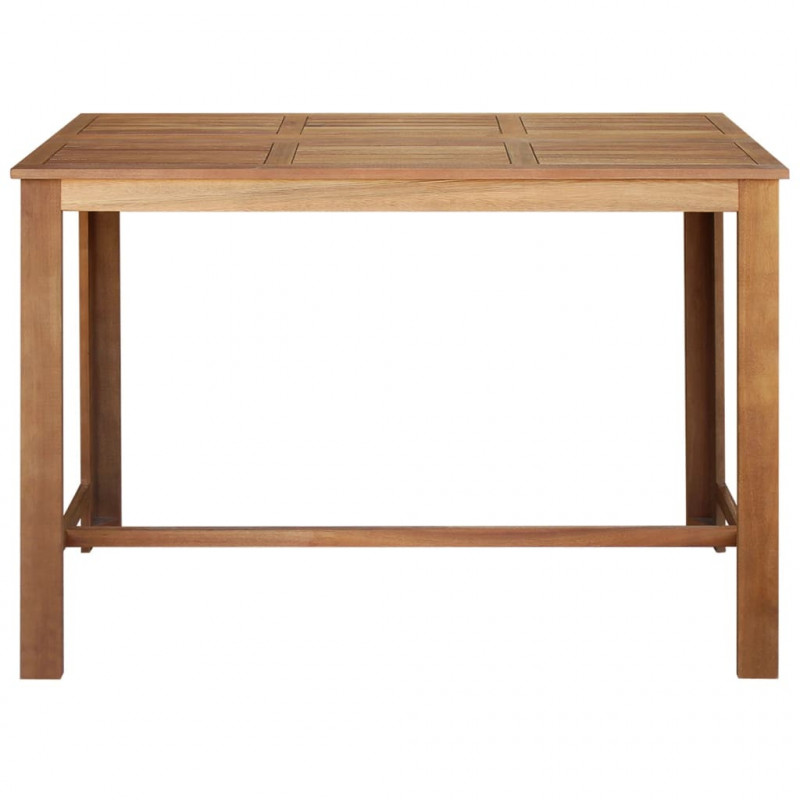 Stolik barowy z litego drewna akacjowego, 150 x 70 x 105 cm