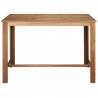 Stolik barowy z litego drewna akacjowego, 150 x 70 x 105 cm