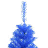 Sztuczna choinka ze stojakiem, niebieska, 120 cm, PVC