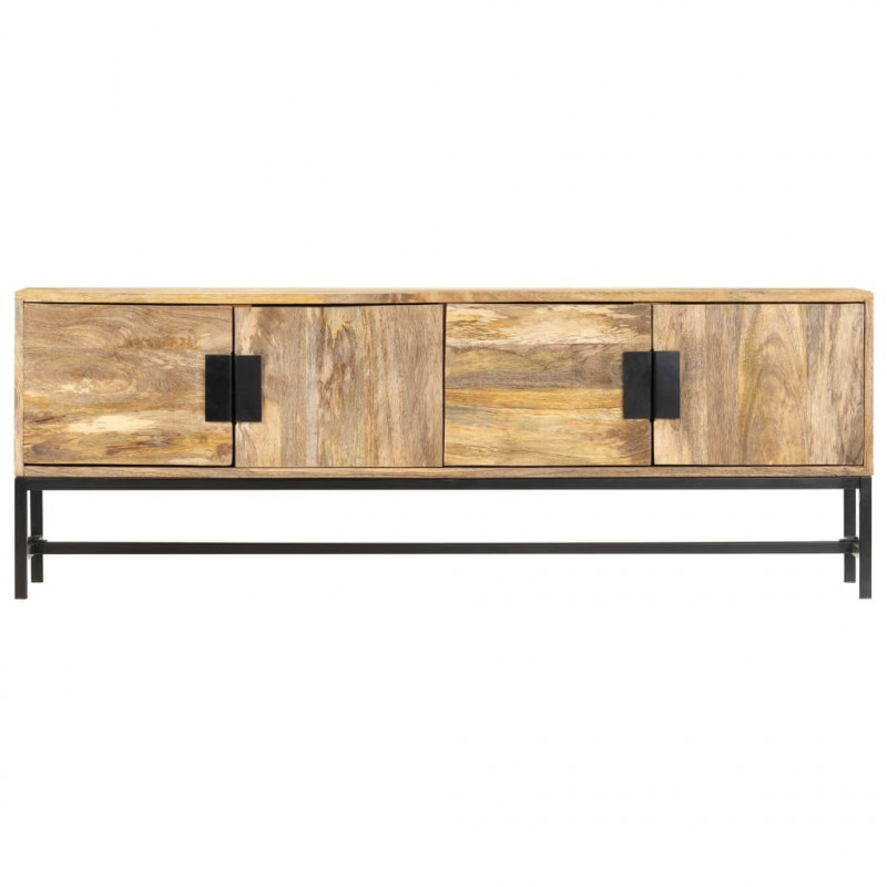 Szafka pod telewizor, 140x30x50 cm, lite drewno mango