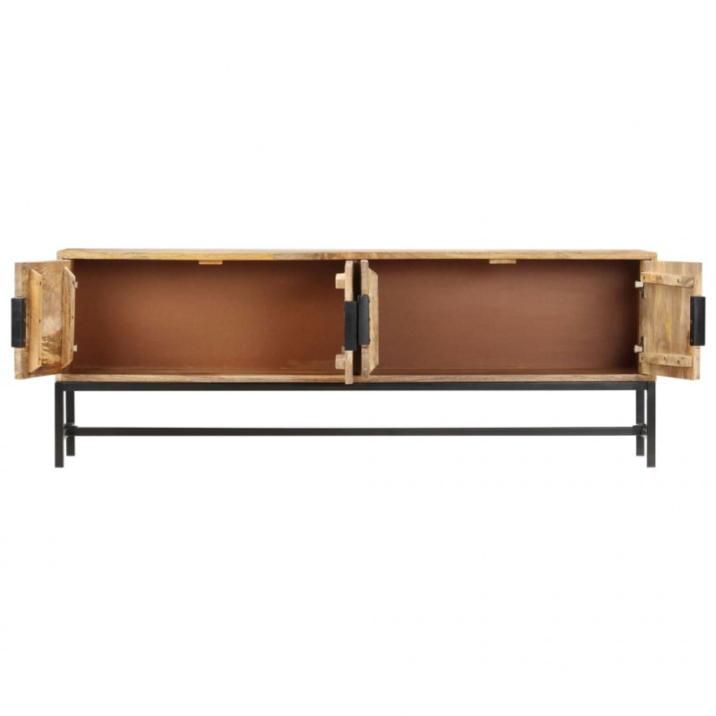 Szafka pod telewizor, 140x30x50 cm, lite drewno mango