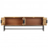 Szafka pod telewizor, 140x30x50 cm, lite drewno mango