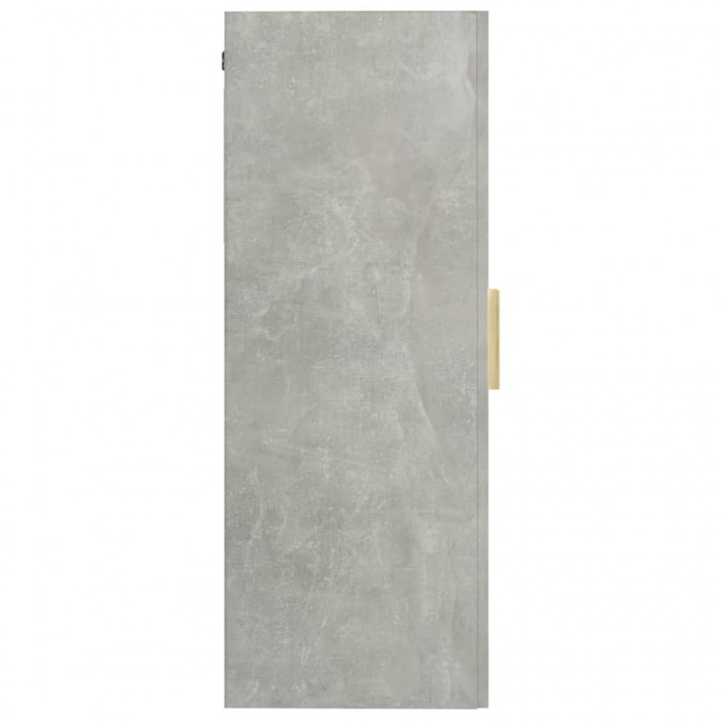Szafka wisząca, szarość betonu, 69,5x34x90 cm
