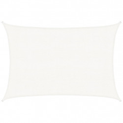 Żagiel przeciwsłoneczny, 160 g/m², biały, 3x4,5 m, HDPE