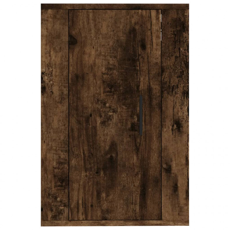 Wisząca szafka telewizyjna, przydymiony dąb, 40x34,5x60 cm