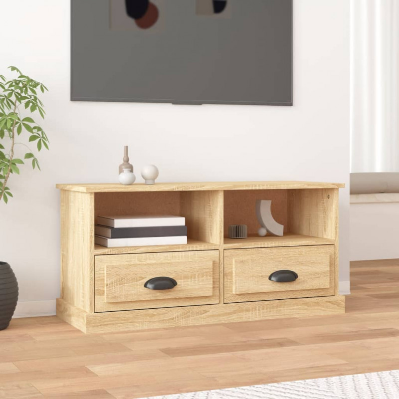 Szafka pod TV dąb sonoma 93x35,5x45 cm materiał drewnopochodny