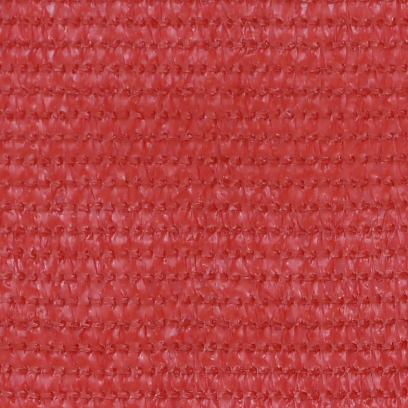 Parawan balkonowy, czerwony, 120x400 cm, HDPE
