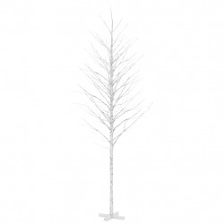 Brzoza z oświetleniem, 672 ciepłe białe LED, 400 cm
