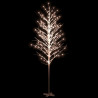Brzoza z oświetleniem, 672 ciepłe białe LED, 400 cm