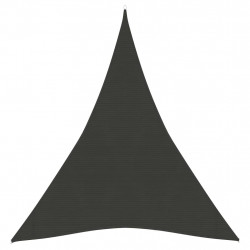 Żagiel przeciwsłoneczny, 160 g/m², antracytowy, 5x6x6 m, HDPE