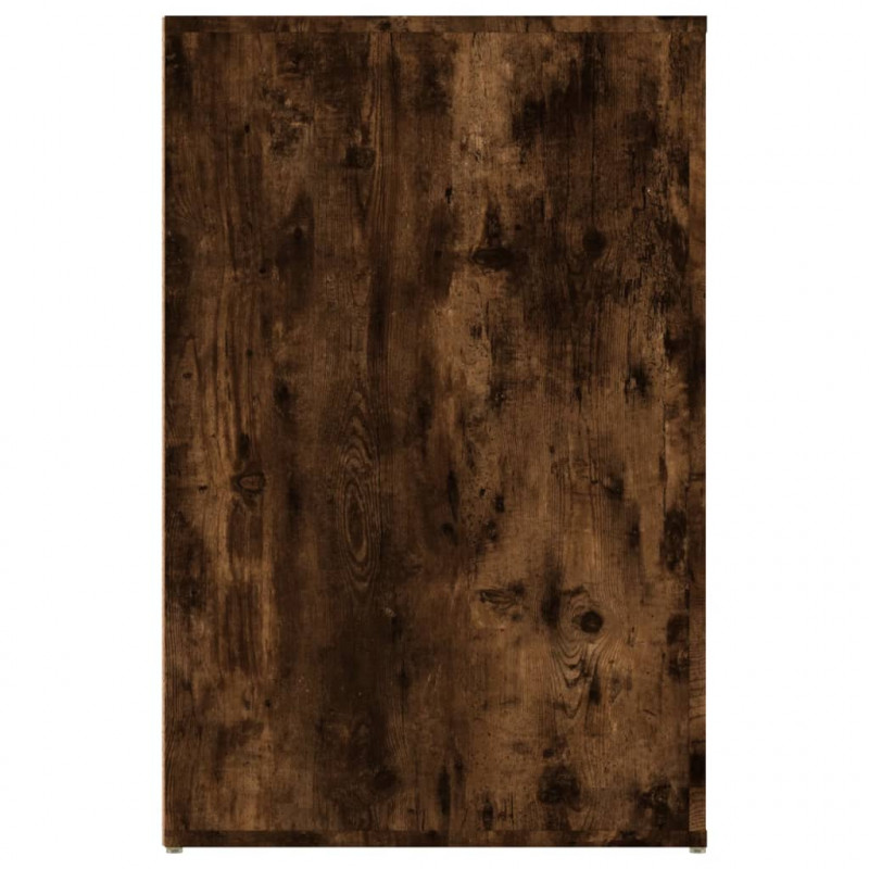 Biurko, przydymiony dąb, 100x49x75 cm, materiał drewnopochodny