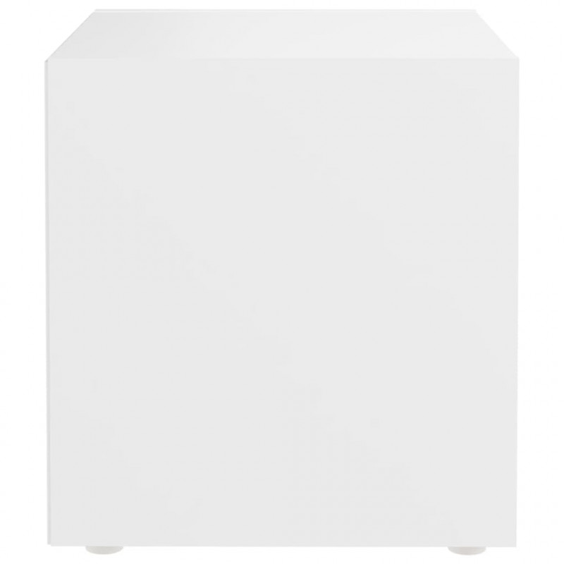 Szafki pod TV 4 szt., białe 37x35x37 cm materiał drewnopochodny