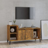 Szafka pod telewizor, przydymiony dąb, 100x35x55 cm