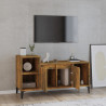 Szafka pod telewizor, przydymiony dąb, 100x35x55 cm