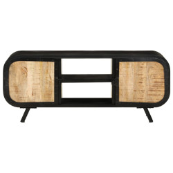 Szafka pod telewizor, 110x30x45 cm, surowe drewno mango