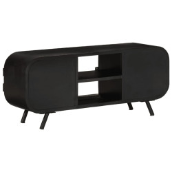 Szafka pod telewizor, 110x30x45 cm, surowe drewno mango