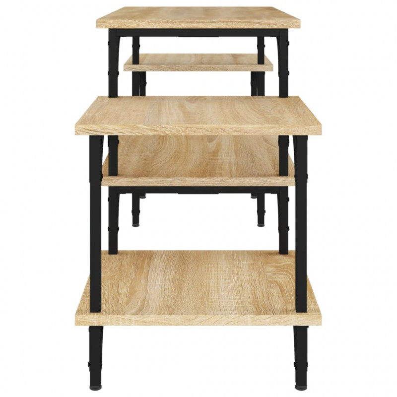 Szafka pod TV, dąb sonoma, 117x35x52cm, materiał drewnopochodny