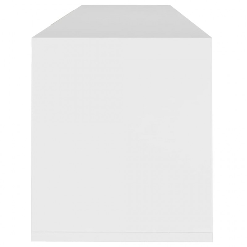 Szafka pod TV, biała, 120x30x40,5 cm, materiał drewnopochodny