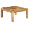 Stolik kawowy z litego drewna mango, 80 x 80 x 40 cm