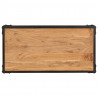 Stolik kawowy z litego drewna akacjowego, 90x45x35 cm