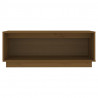 Szafka pod TV, miodowy brąz, 90x35x35 cm, lite drewno sosnowe