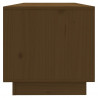 Szafka pod TV, miodowy brąz, 90x35x35 cm, lite drewno sosnowe