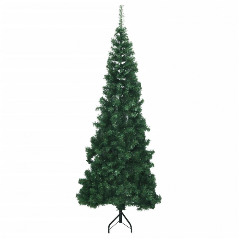 Sztuczna choinka narożna, zielona, 240 cm, PVC