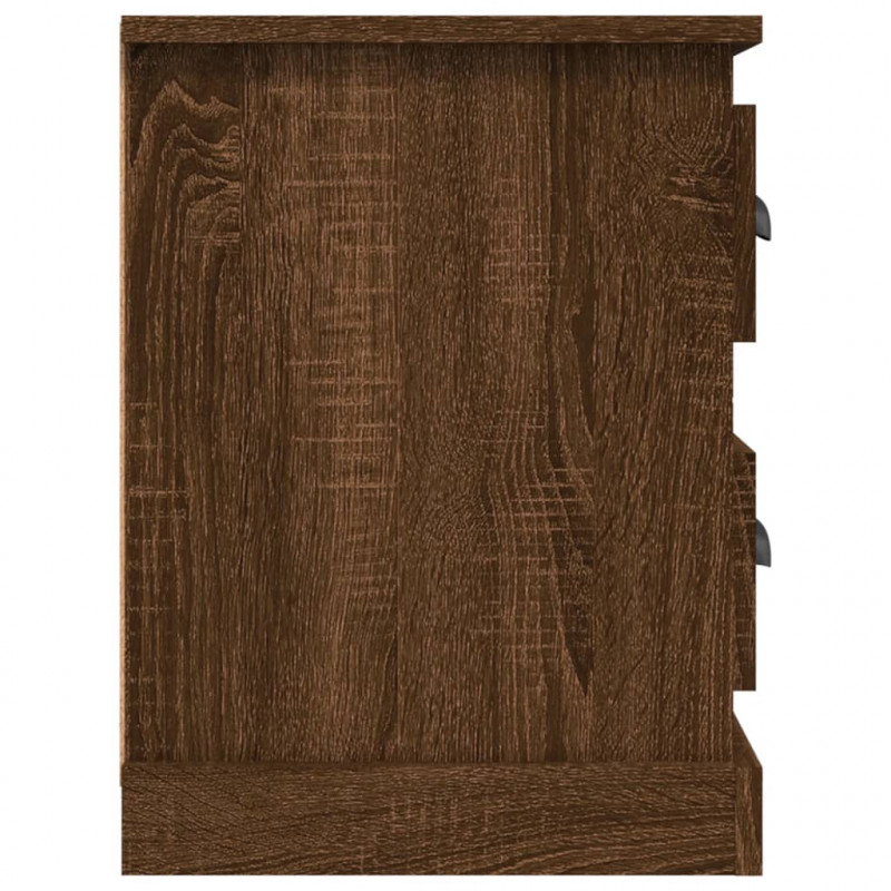 Szafka pod TV, brązowy dąb, 102x35,5x47,5 cm