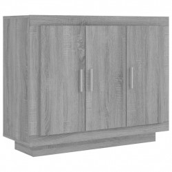 Szafka, szary dąb sonoma, 92x35x75 cm, materiał drewnopochodny