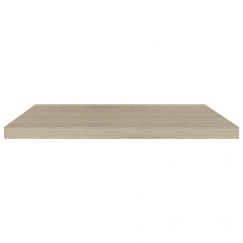 Półka ścienna, kolor dębowy, 80 x 23,5 x 3,8 cm, MDF