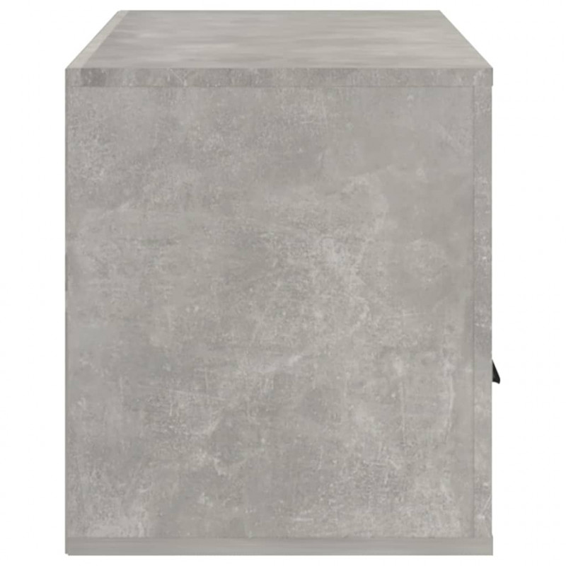 Szafka pod TV, szarość betonu, 100x35x40 cm
