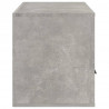 Szafka pod TV, szarość betonu, 100x35x40 cm