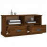 Szafka pod TV brązowy dąb 93x35,5x45 cm materiał drewnopochodny
