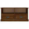 Szafka pod TV brązowy dąb 93x35,5x45 cm materiał drewnopochodny