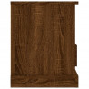 Szafka pod TV brązowy dąb 93x35,5x45 cm materiał drewnopochodny