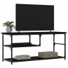 Szafka pod telewizor, czarna, 103x38x46,5 cm