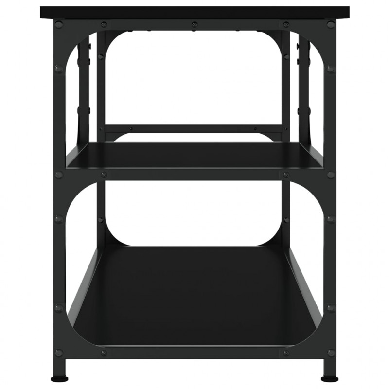 Szafka pod telewizor, czarna, 103x38x46,5 cm
