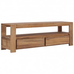 Szafka pod TV, 120 x 30 x 40 cm, lite drewno tekowe