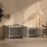 Szafka pod TV, szarość betonu, 146,5x35x50 cm