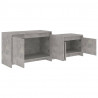 Szafka pod TV, szarość betonu, 146,5x35x50 cm
