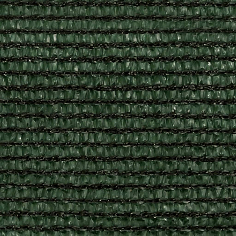 Żagiel przeciwsłoneczny, 160 g/m², ciemnozielony, 5x5x6 m, HDPE