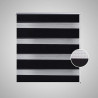 Roleta Zebra 100 x 175 cm Czarna
