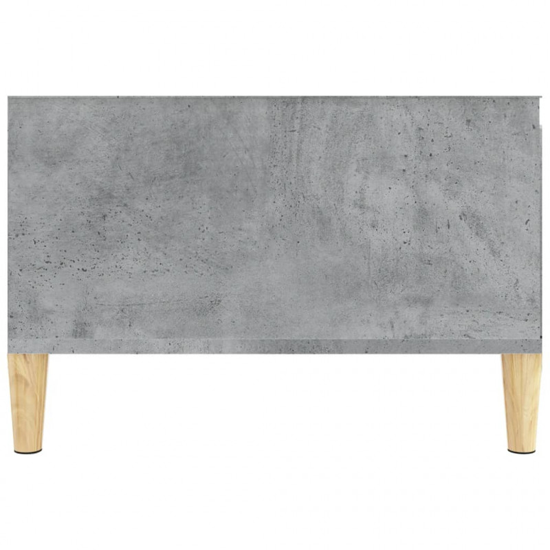 Stolik kawowy, szarość betonu, 55x55x36,5 cm