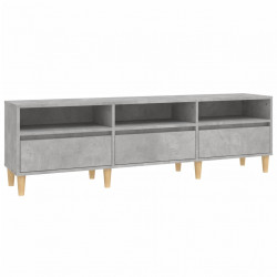 Szafka pod TV, szarość betonu, 150x30x44,5 cm