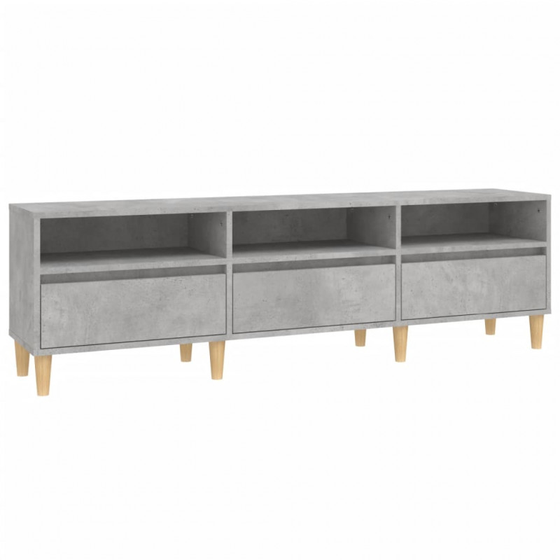 Szafka pod TV, szarość betonu, 150x30x44,5 cm