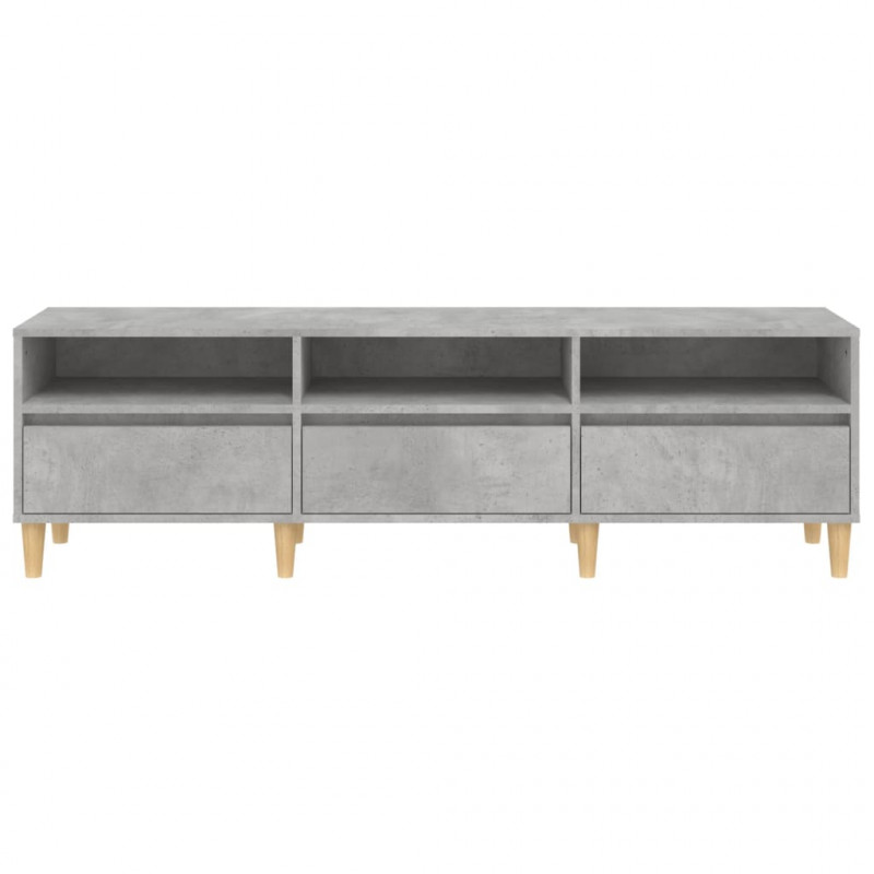 Szafka pod TV, szarość betonu, 150x30x44,5 cm