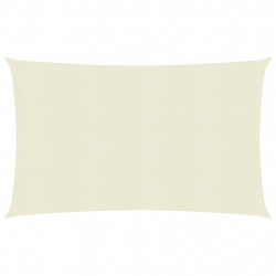 Żagiel przeciwsłoneczny, 160 g/m², kremowy, 2,5x4,5 m, HDPE