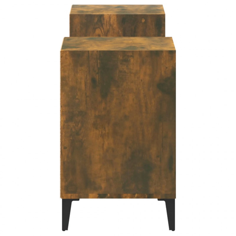 Szafka pod telewizor, przydymiony dąb, 160x35x55 cm