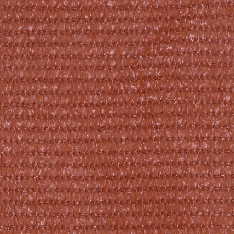 Parawan balkonowy, terakotowy, 75x500 cm, HDPE